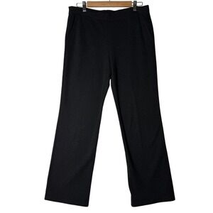 Lauren Ralph Lauren Womens Size 10 Dark Gray Pull On Pants‎ Straight Leg Pockets
